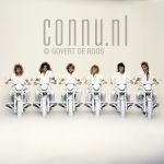 12-07-1984 Dolly Dots, Ria Brieffies, Angela Groothuizen, Anita Heilker, Angéla Kramers, Esther Oosterbeek and Patty Zomerat studio in Amsterdam, The Netherlands. By order of MelkUnie  Photo: Govert de Roos/Connu